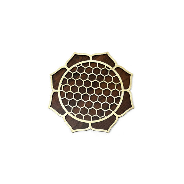 Shreyshti Wooden Grid Honeycomb approx. 10"